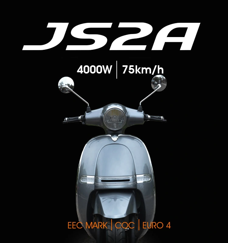 4000W EEC Vespa Electric Scooter with 72V Removeable Lithium Battery Scooters and L3e Electric Scooters