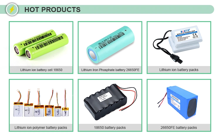 Rechargeable Custom Lithium Ion Li Polymer 14.8V 800mAh Battery Pack for Electric Bike Scooter Batteries