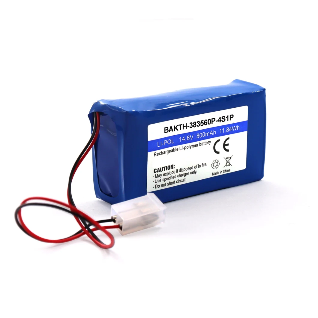 Rechargeable Custom Lithium Ion Li Polymer 14.8V 800mAh Battery Pack for Electric Bike Scooter Batteries