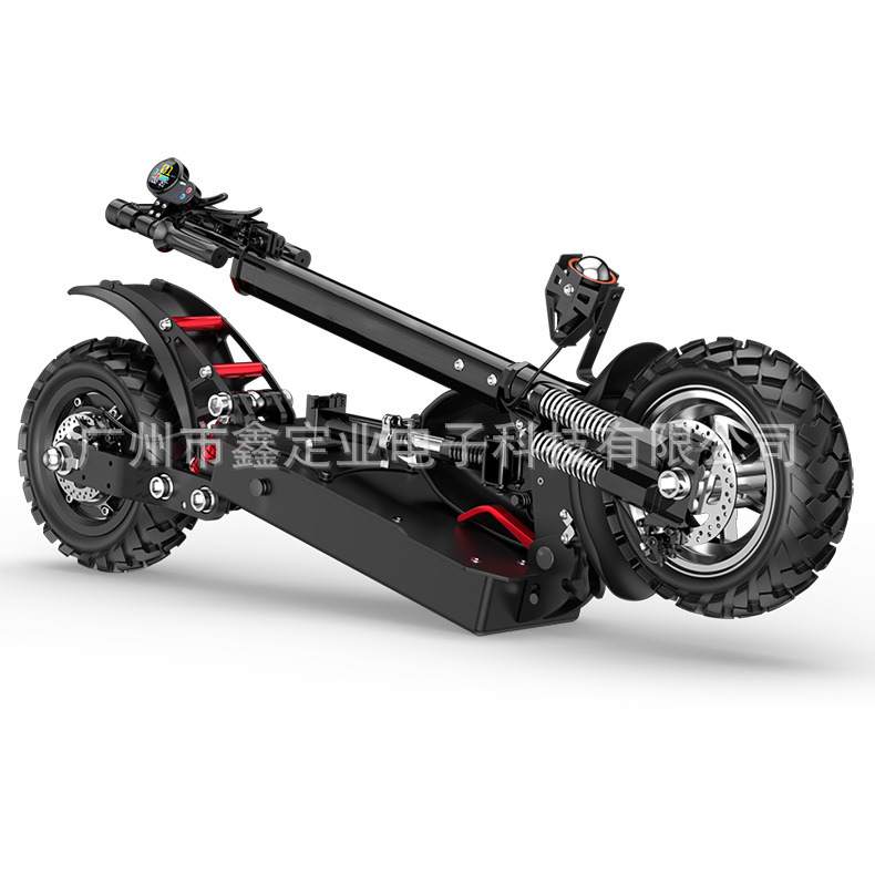 Electric Scooter off-Road Vacuum Tire Adult Folding New Multi-Shock Scooter with Two Wheels Powerfull Fashion High Quality Electric Harley Electric Bicycle