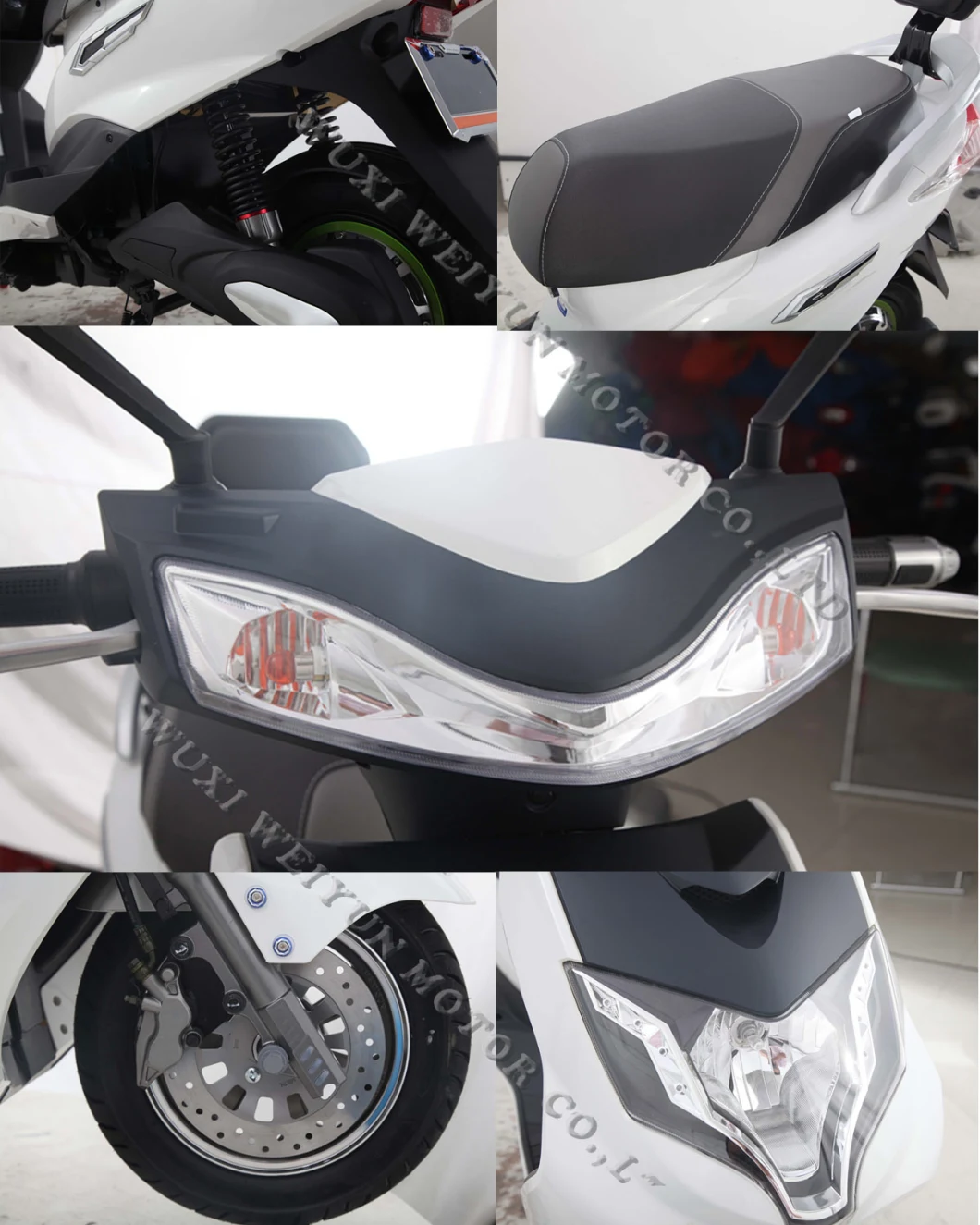 Lithium Battery E-Scooter Adult 2 Wheels EEC Motorcycle Scooter with 1600W Motor