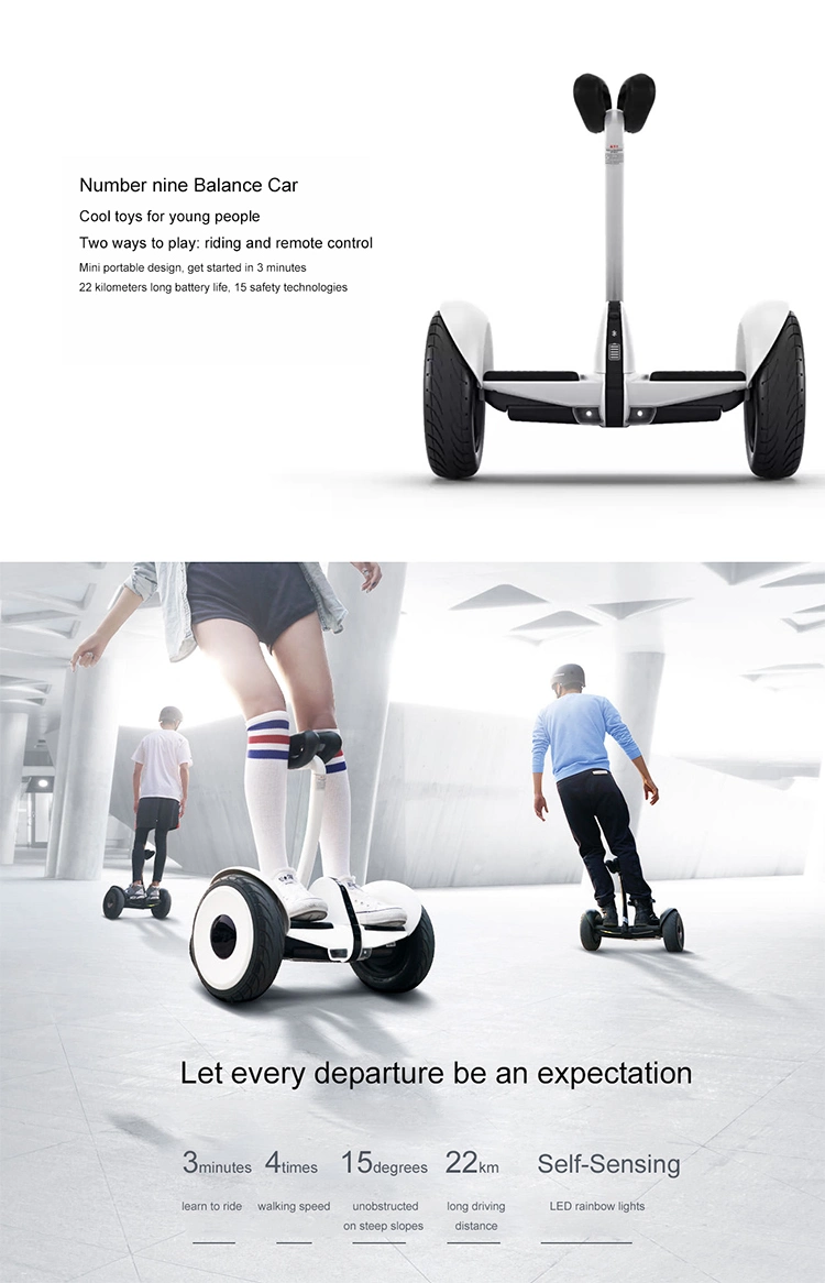 Electric Mobility Scooter Electric Skateboard Self-Balancing Scooter with Handle