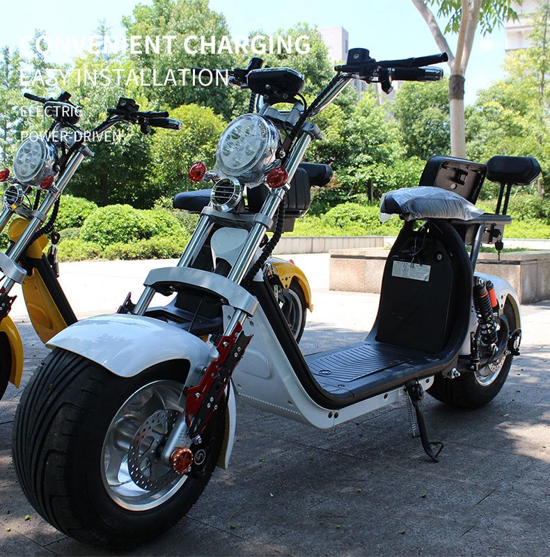 Dual Motor Electric Scooter Electric Adult Scooter 2seats Passenger Electric Motorcycle Scooter 1000W 2000W Coc