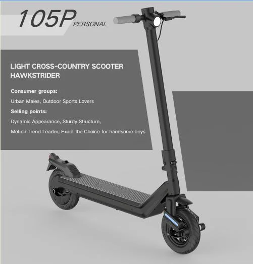 Factory Price Hot Sale 36V 7.5ah 500W Powerful Electric Scooter with EU Warehouse