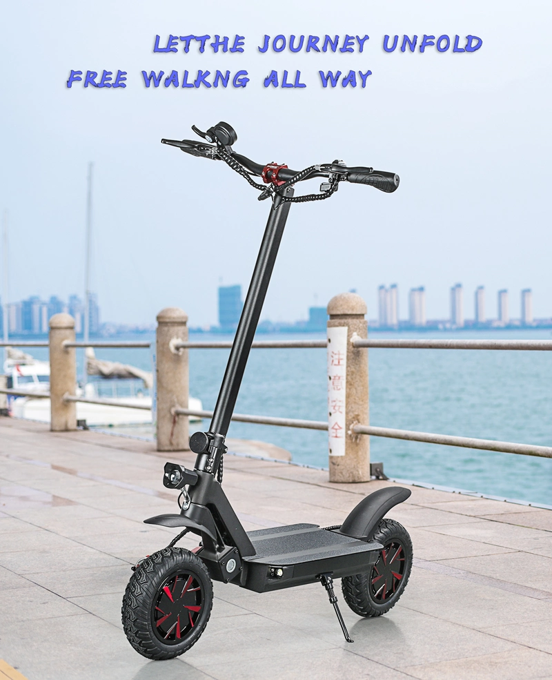 Electric Foldable Scooter 10inch Tire Powerful Electric Scooter Portable Mobility Fastest Electric Scooter