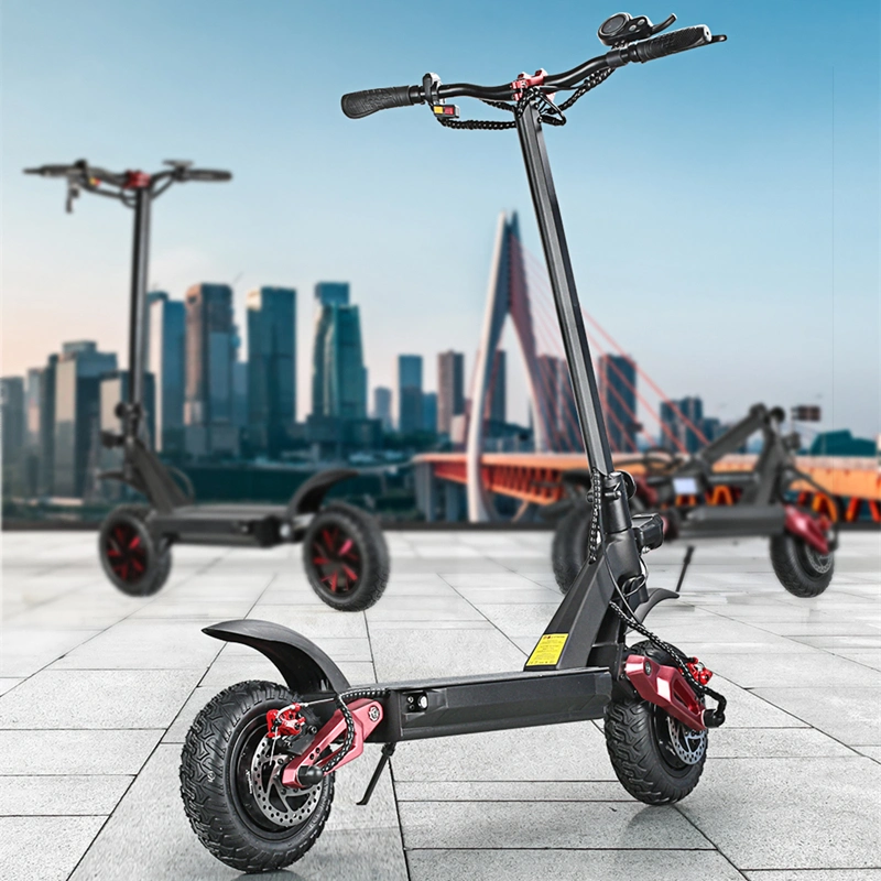 Electric Foldable Scooter 10inch Tire Powerful Electric Scooter Portable Mobility Fastest Electric Scooter