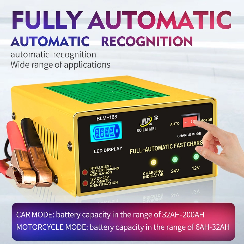 High Quality 12V 24V 15A Lead Acid Battery Charger for Forklift, Electric Car, Electric Bicycle Scooter