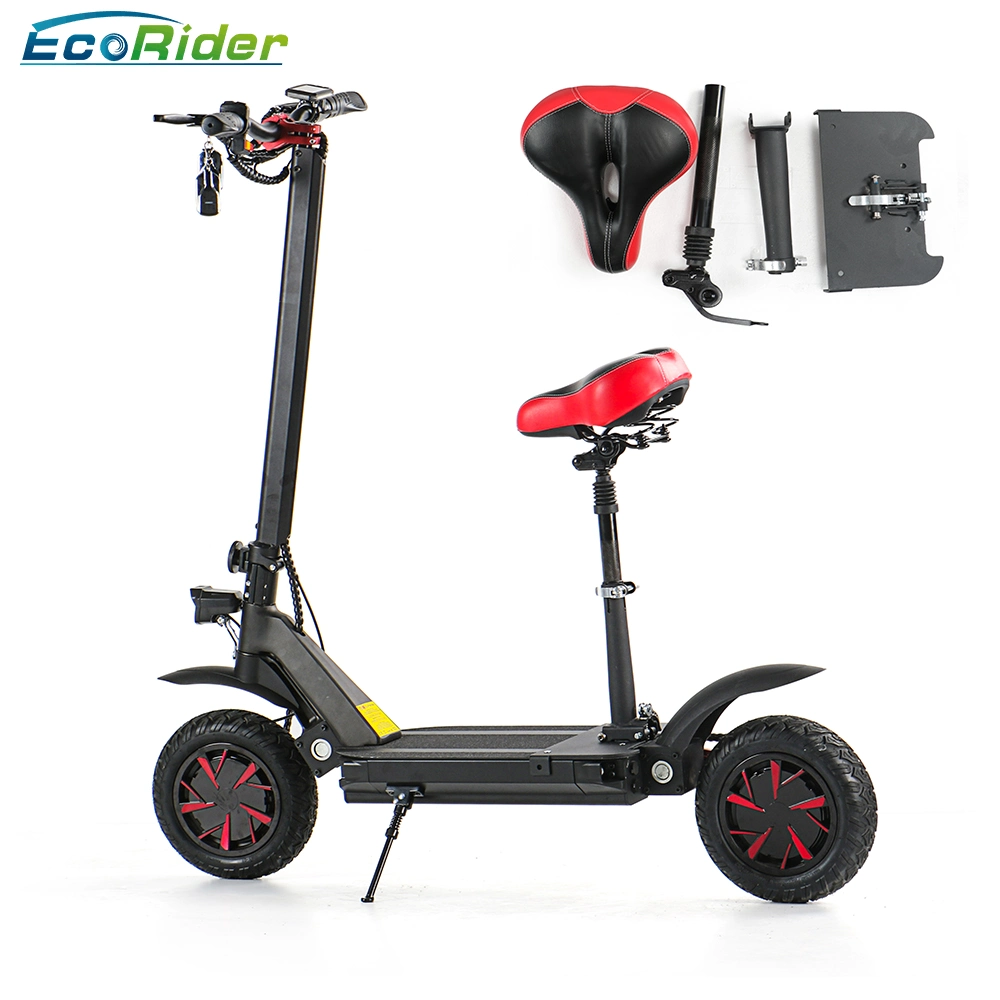 3600W off-Road Electric Scooter Ecorider E4-9 EU Warehouse 10 Inch Electric Scooter for Stock