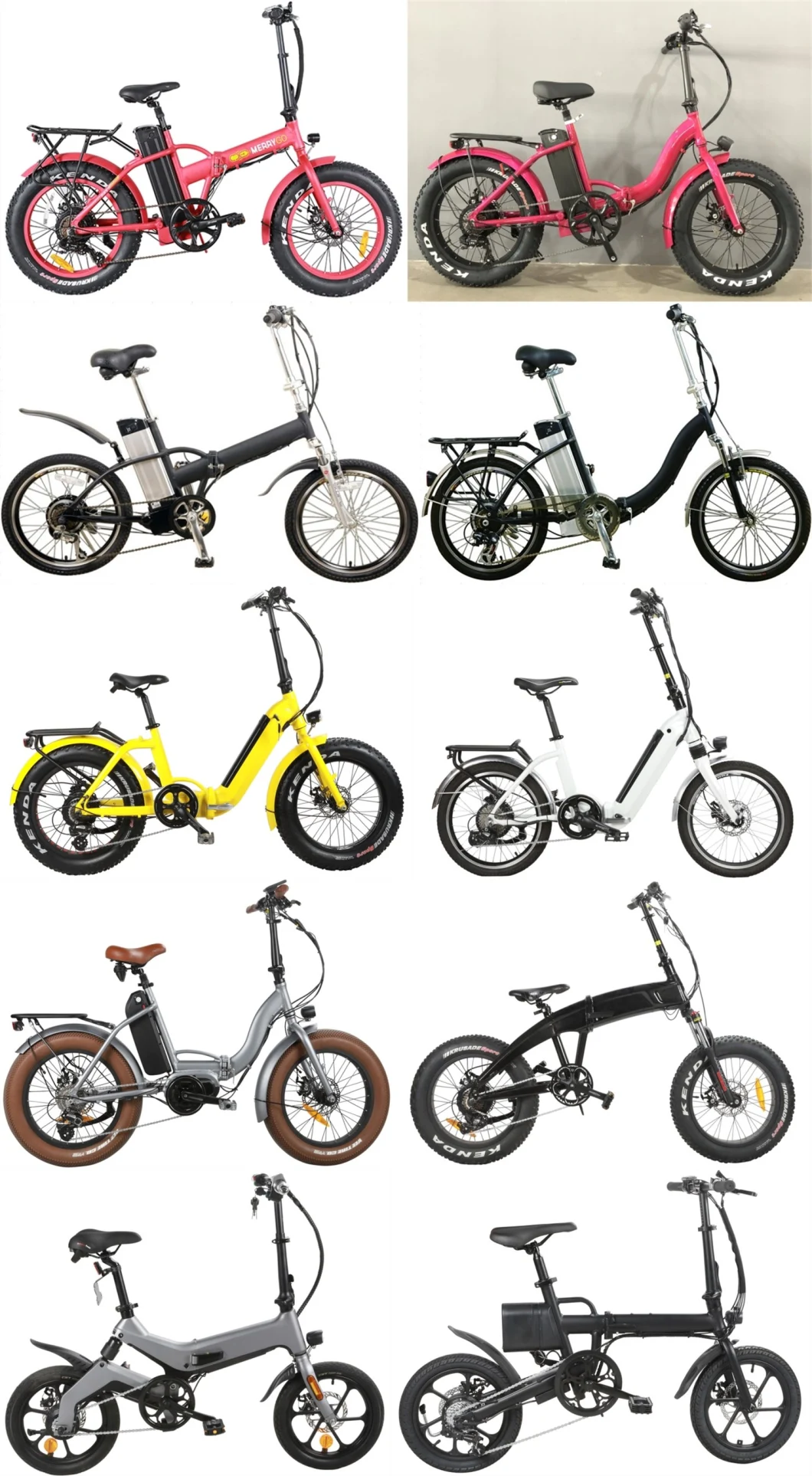 China Cheap Electric Folding Bicycles for Sale/ Mini Snow Folding Electric Bike