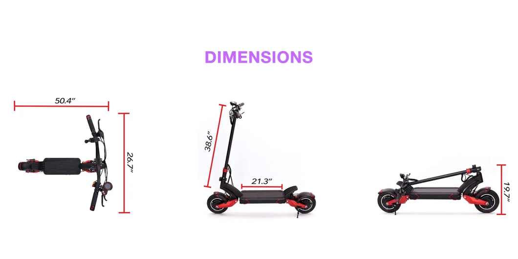 Storm 10 Inch Tire Dual Motor Electric Scooter off-Road E-Scooter Motorcycle Chopper 65km/H Double Drive High Speed Scooter