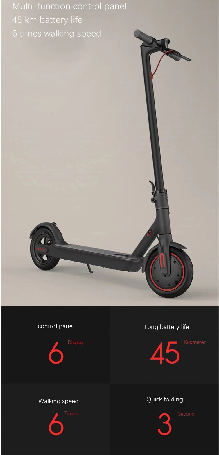 350W 36V 25km/H Xiao Mi M365 Scooter Folding Electric Scooter with EU Patent