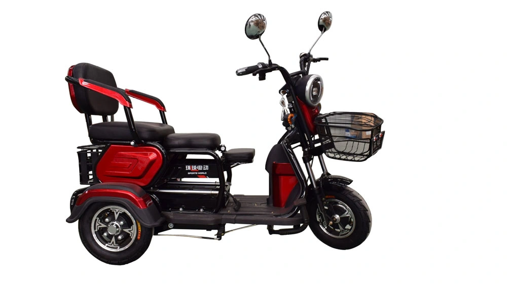 Hot Sell Electric Tricycle in Electric Scooters 3 Three Wheel Disability with Padals for Adults/Elderly