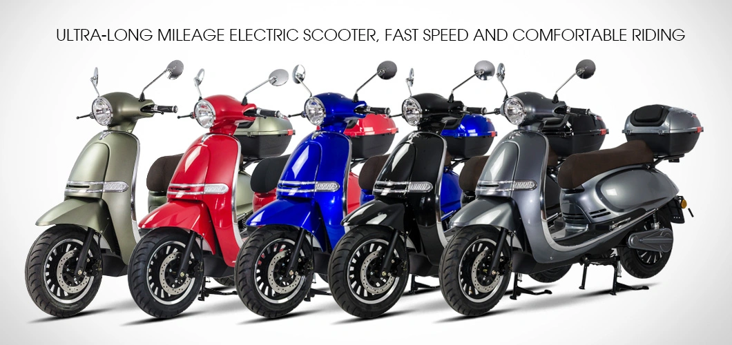 4000W EEC Vespa Electric Scooter with 72V Removeable Lithium Battery Scooters and L3e Electric Scooters