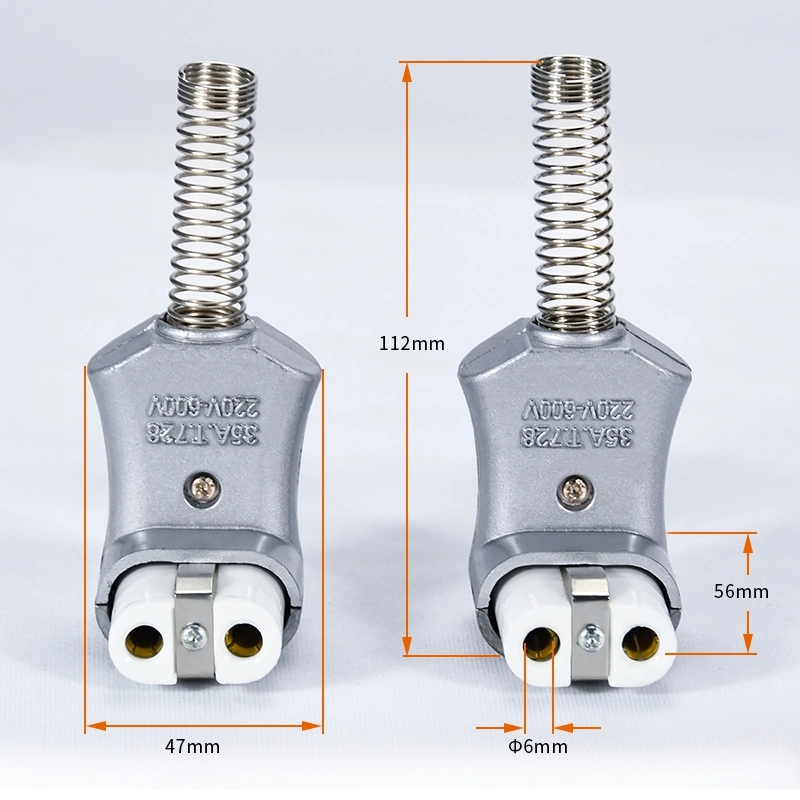 110V-250V High Temperature Ceramic Plug for Electrical Heater