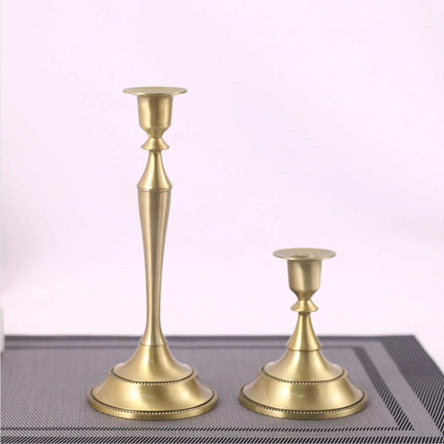 Nordic Style Decorating Candle Holders Gold Tall Candle Holders for Weddings Metal Tealight Candle Holders