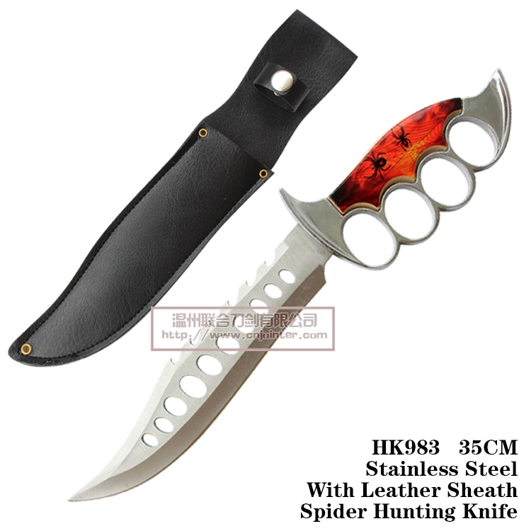 Fixed Blade Hunting Knife Spider Hunting Knife Tactical Knives HK983 27cm