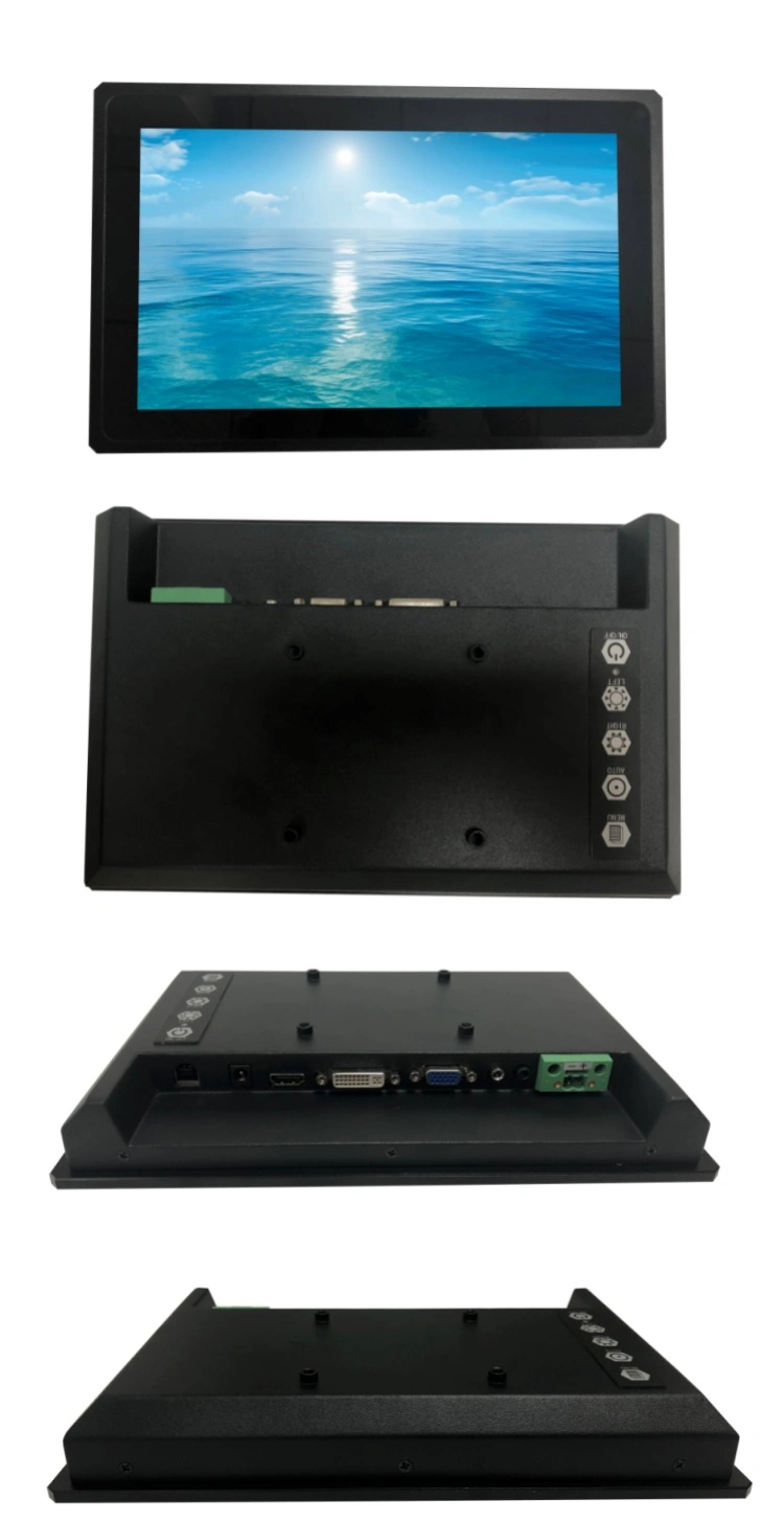 Embedded 10 Inch 10.1 Inch 16: 9 Widescreen 1366*768 Industrial Touchscreen Monitor