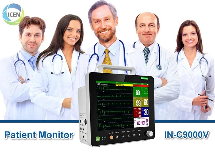 IN-C9000V Multi-Parameter Patient Monitor Wall Mount For Ambulance Patient Monitor