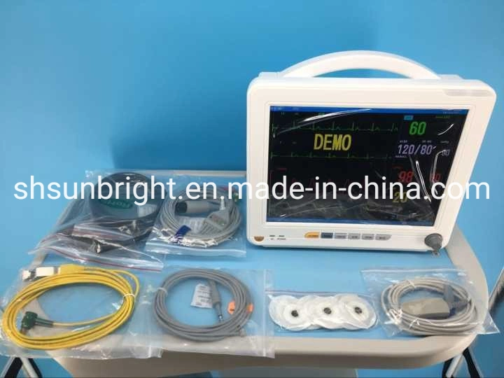 12.1 LCD Monitor ECG SpO2 Patient Monitor Medical Patient Monitor