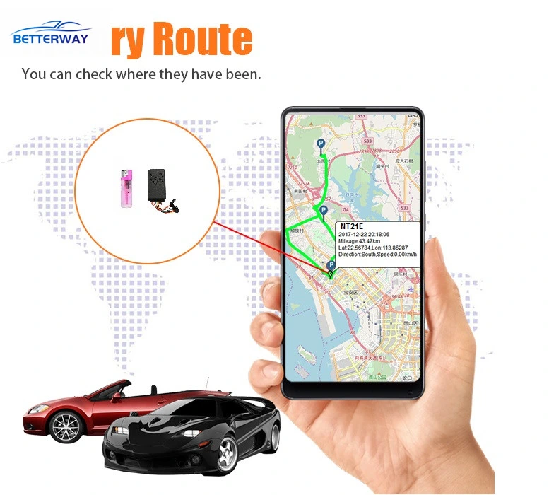 Theft Monitoring Remote Cut off Engine GPS Tracker Gt01 with Free Software