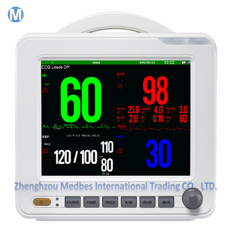 ICU ECG Room Multi-Parameter 12.1 Inches Vital Signs Cardiac Patient Digital Blood Pressure Monitor