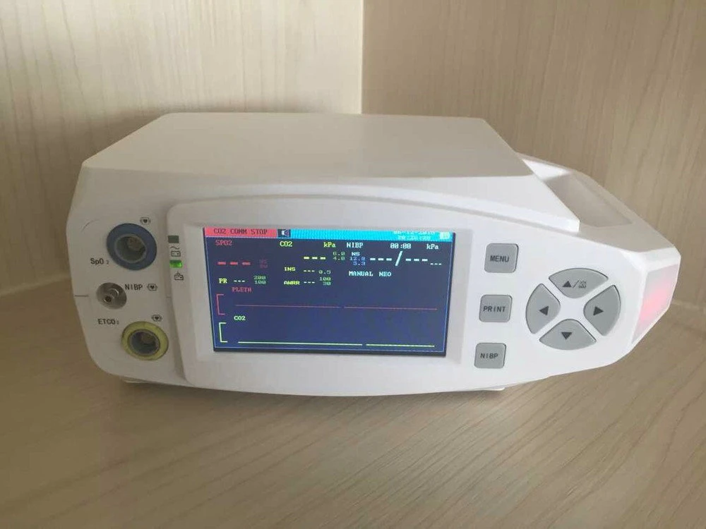 Etco2 Dental Central Surgical Vital Signs Monitor Multi Parameter Patient Monitor