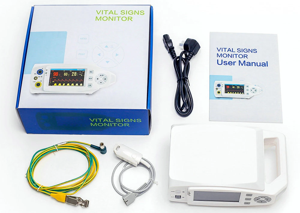 Etco2 Dental Central Surgical Vital Signs Monitor Multi Parameter Patient Monitor