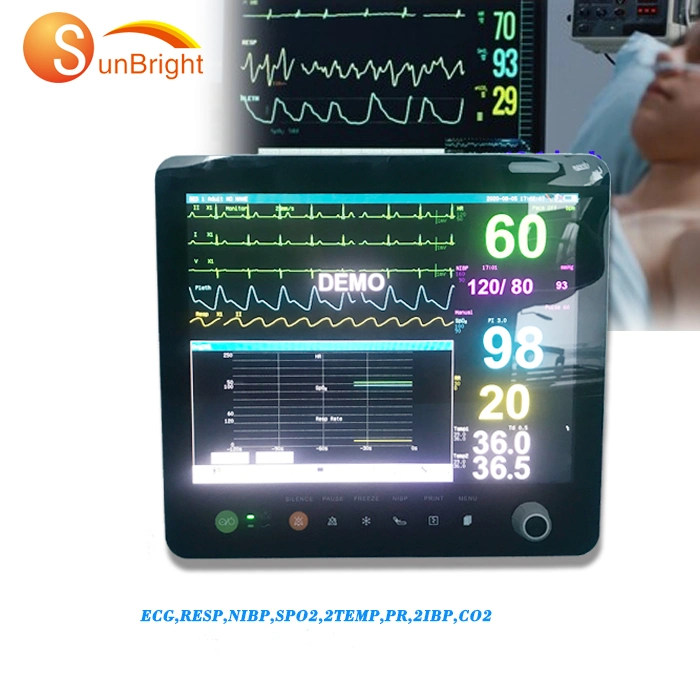 ICU Portable Cardiac Monitor Multi-Parameter Patient Monitor