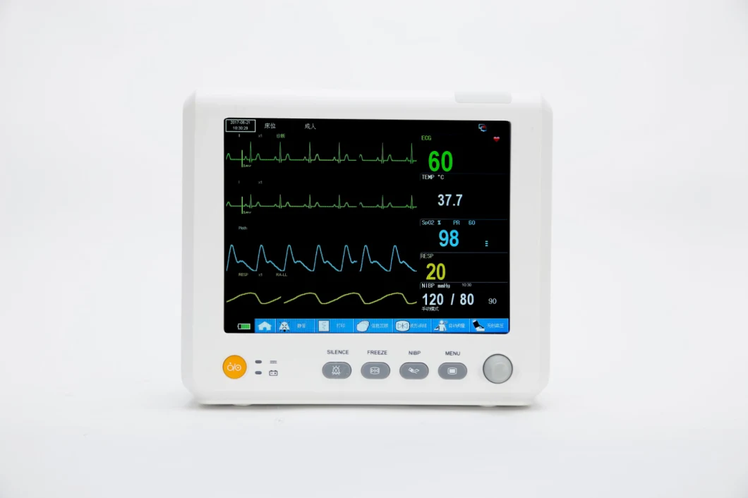Cheap Multi-Parameter Ambulance NIBP SpO2 ECG Touch Screen Patient Monitor