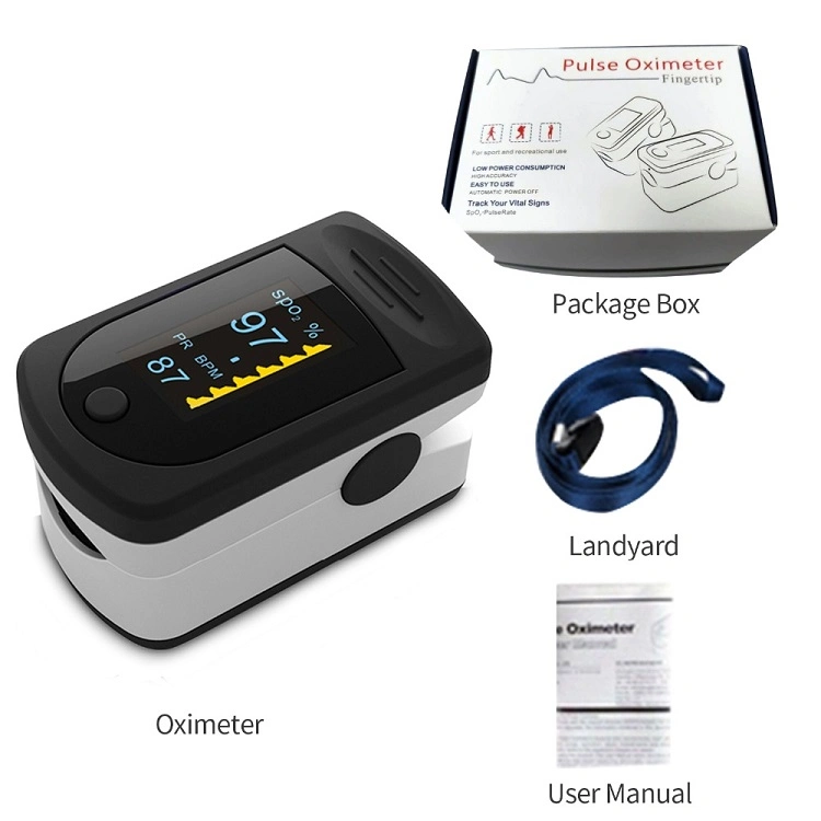 Blood Oxygen Monitor Finger Pulse Oximeter Oxygen Saturation Monitor (without Battery)