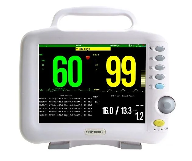 Hospital Manufacturer Wholesale Portable ICU Multi-Parameter Vital Signs Cardiac Monitor Bedside Patient Monitor