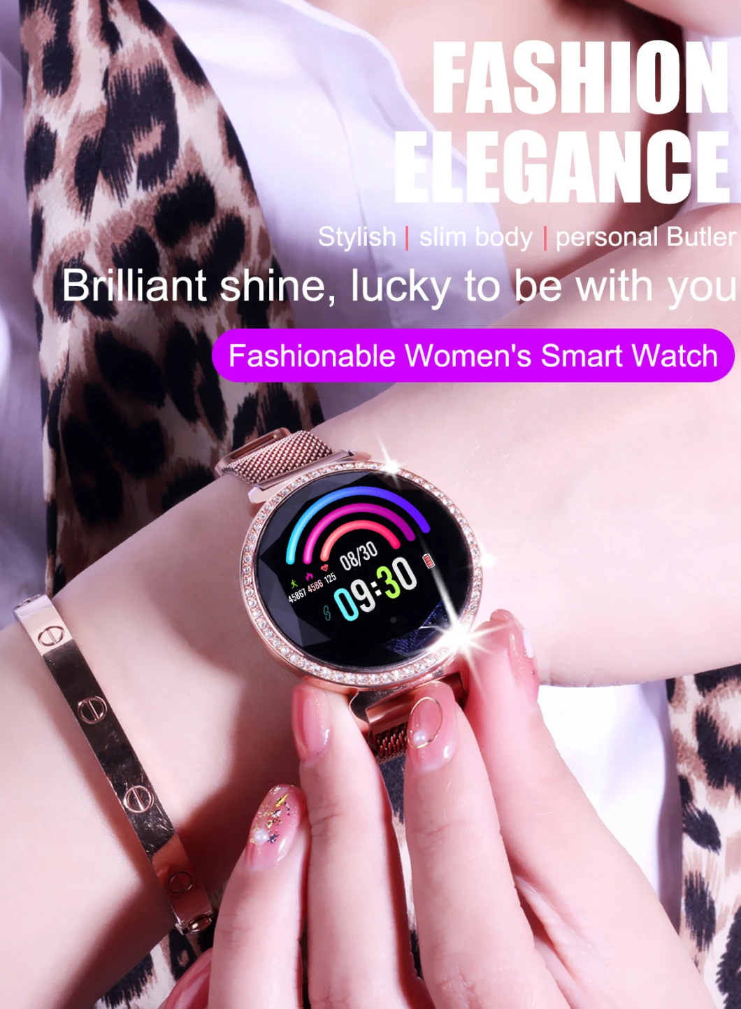 Mc11 Smart Watch Women Fashion Cycle Health Monitoring Multi-Sport Bracelet Smartwatch