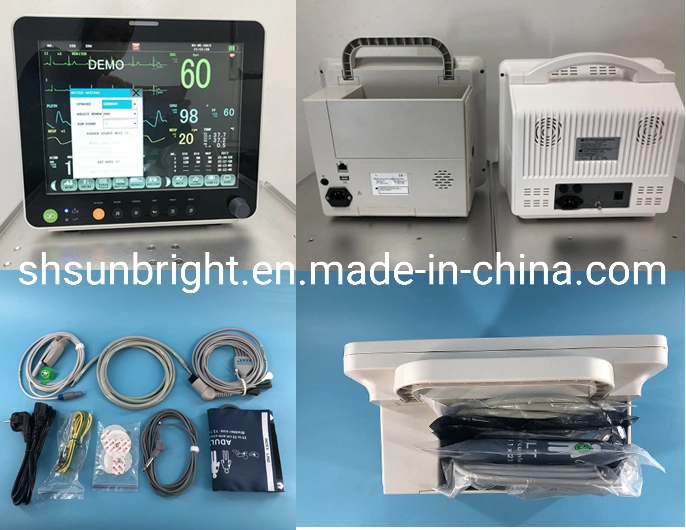 Sun-603s Hospital ICU Cheap Patient Monitor Multi Patient Monitor ECG/SpO2