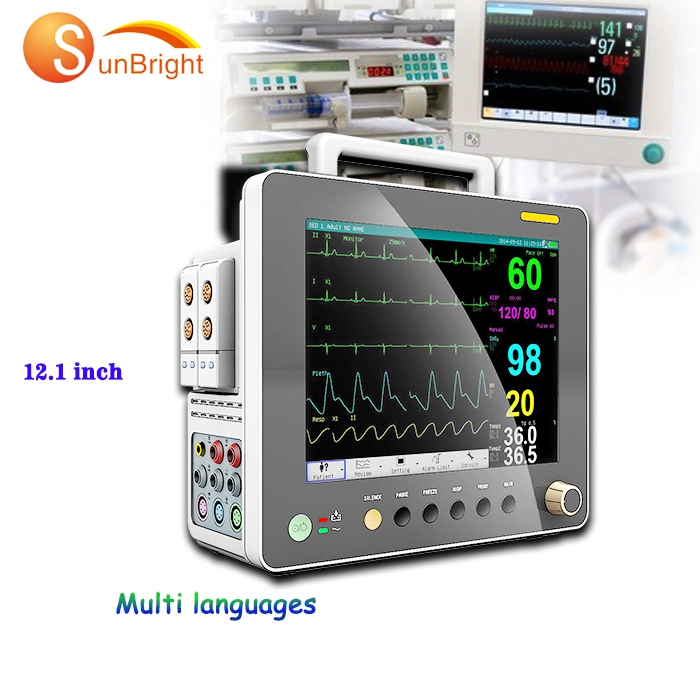 Patient Monitor 12.1 Inch Touch ICU Portable Cardiac Patient Monitor