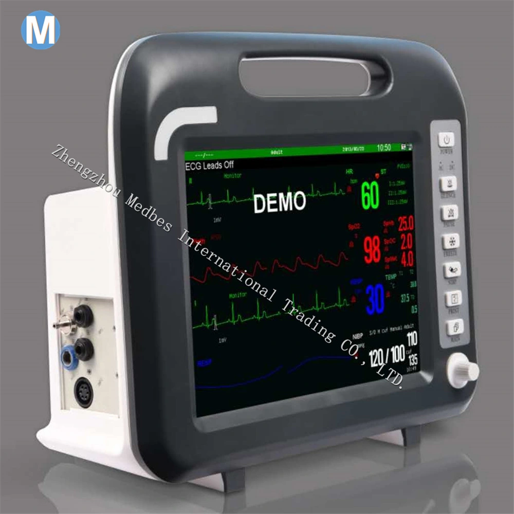 Surgical Equipment ICU Cardiac Etco2 Blood Pressure Portable Patient Monitor
