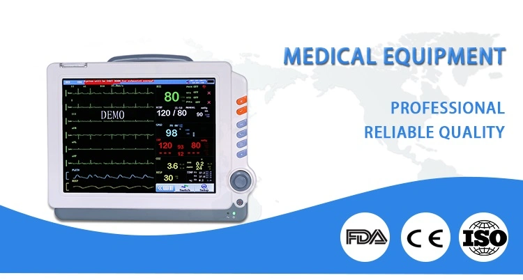 Patient Monitor Hospital Equipment Supplier ICU Portable Vital Signs Portable ICU Multiparameter Patient Monitor Simulator