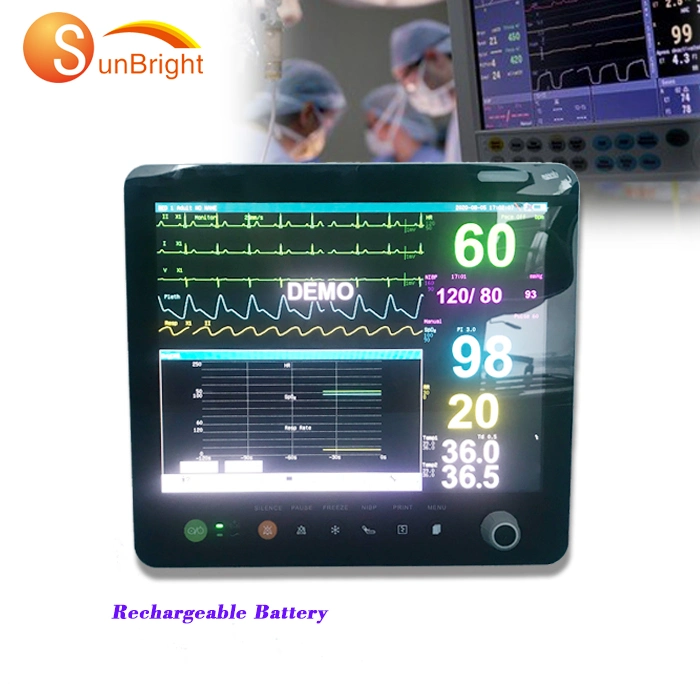 12.1 Inch LCD Bedside Multi-PARA ECG Patient Monitor
