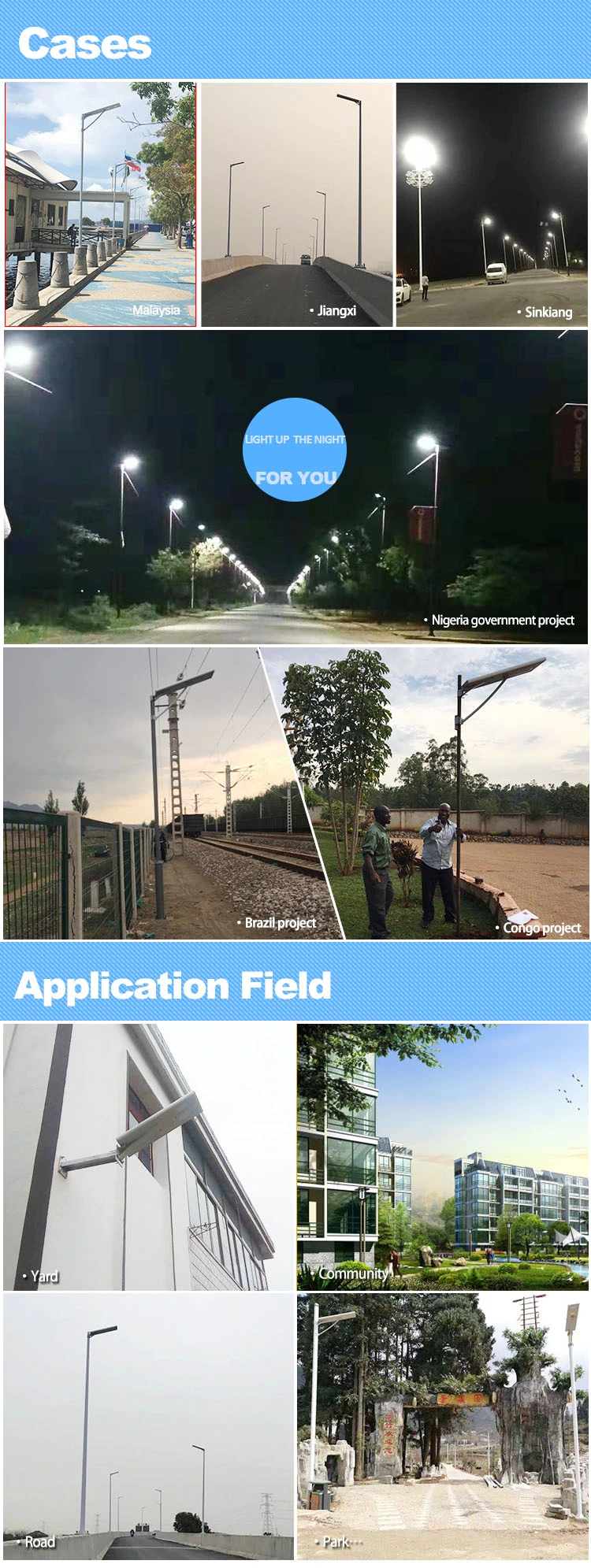 Remote Monitoring Solar Street Light for Africa