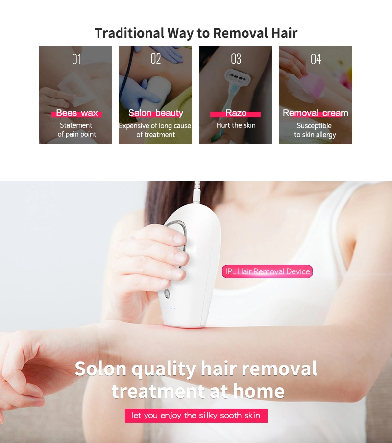 500000+ Flashes IPL Portable Home Use Hair Removal Devices for Home Use