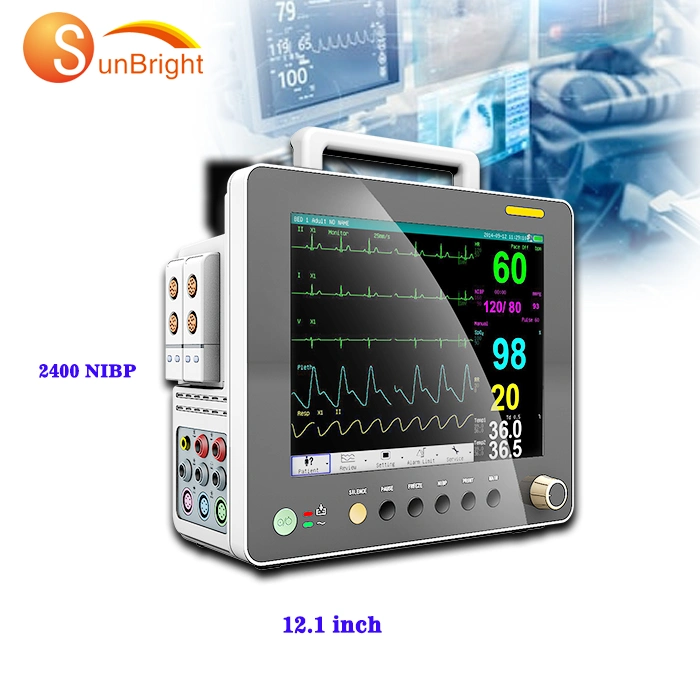 12.1 Inch Hospital Patient Monitor Vet with Multiple Parameters