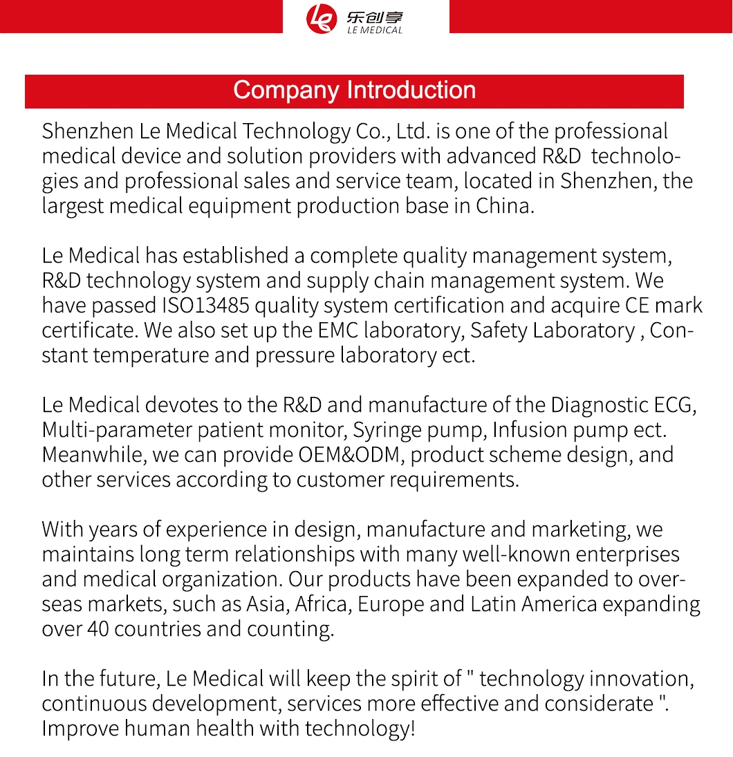 High Quanlity 10.1 Inch Multi-Parameter Medical Patient Monitor for Neonatal Children Adults in Hospital.