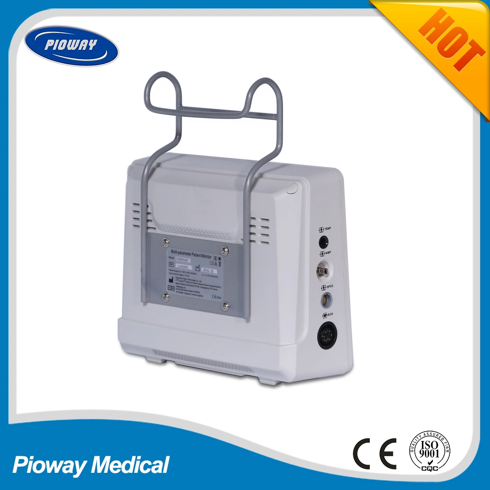 Portable Multi-Parameter Bedside ICU Patient Monitor, Vital Signs, Cardiac Monitor (PW-405)