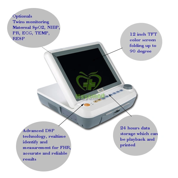 My-C011 12.1 Inch Portable Multi-Parameter Maternal Fetal Monitor