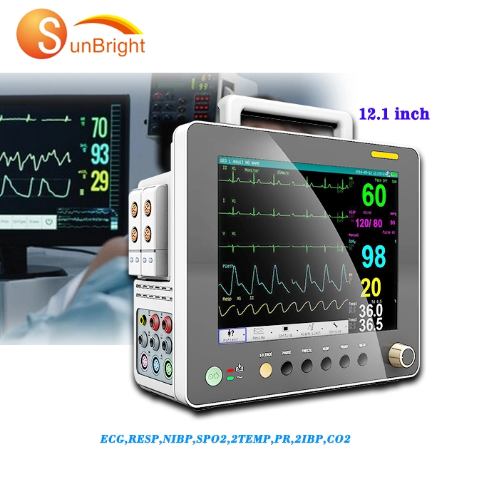 Multi-Parameters Handheld Patient Monitor Wall Mounted Cardiac Monitor