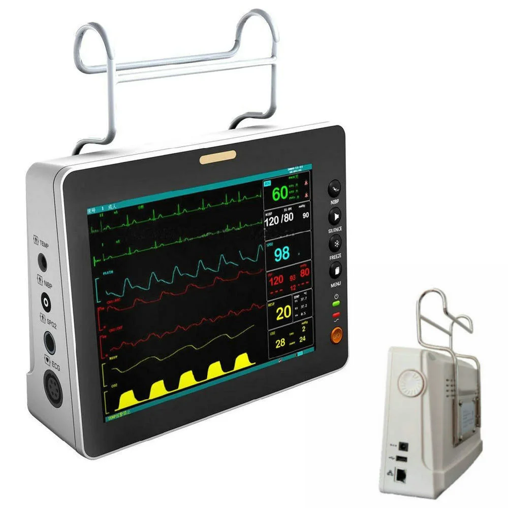 Large Capacity Battery Cheap Multi-Parameter Portable Patient Monitor/Cheap Patient Monitor Vital Sign Patient Monitor