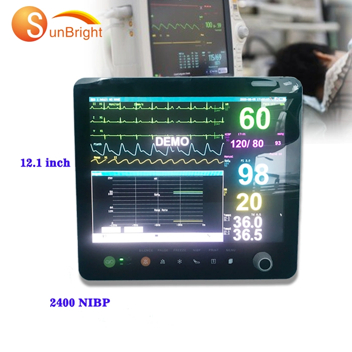 High Resolution Multi-Parameter Touch Screen Ambulance Medical Patient Monitor