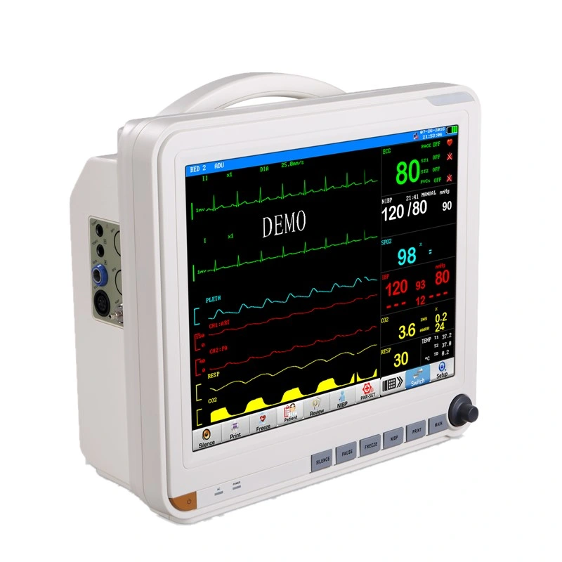 Medical Multiparameter Patient Monitor for Hospital and ICU Ccu