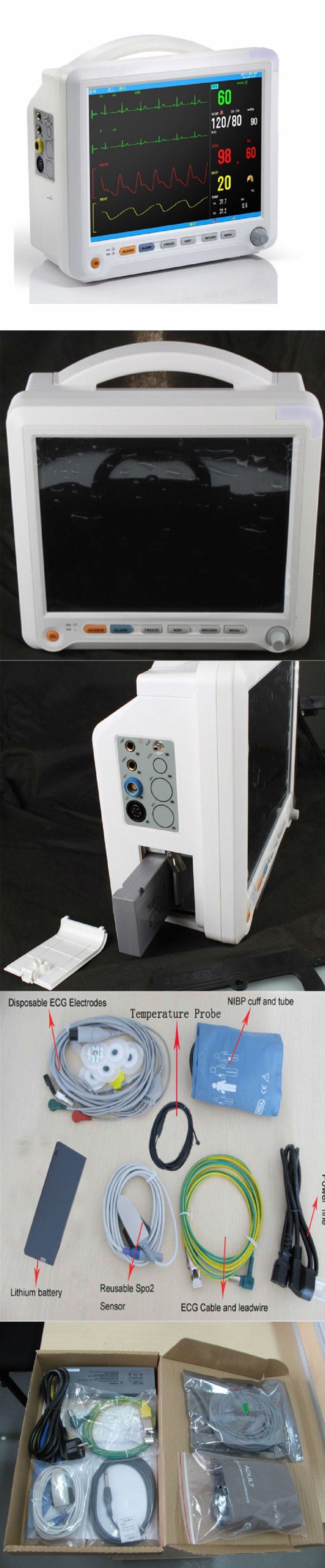 Good Quality Hm-8000b Cheap Patient Monitor Multi-Parameter Patient Monitor Price for Sale