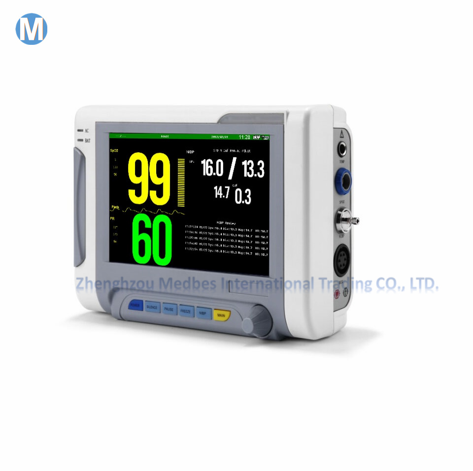 ICU ECG Room Multi-Parameter 12.1 Inches Vital Signs Cardiac Patient Digital Blood Pressure Monitor