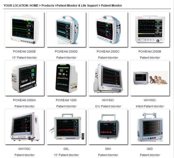 ICU Advanced Patient Monitor with Csi, Anesthesia Gas, Cardiac out, Etco2 (G6L)